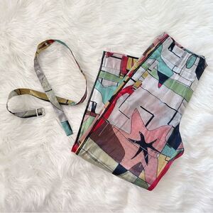 EUC ɢɪᴏʀɢɪᴏ ᴀʀᴍᴀɴɪ ᴍᴜʟʙᴇʀʀʏ ꜱɪʟᴋ ᴘᴏᴘ ᴀʀᴛ ᴄᴏʟᴏʀ ᴛʀᴏᴜꜱᴇʀꜱ